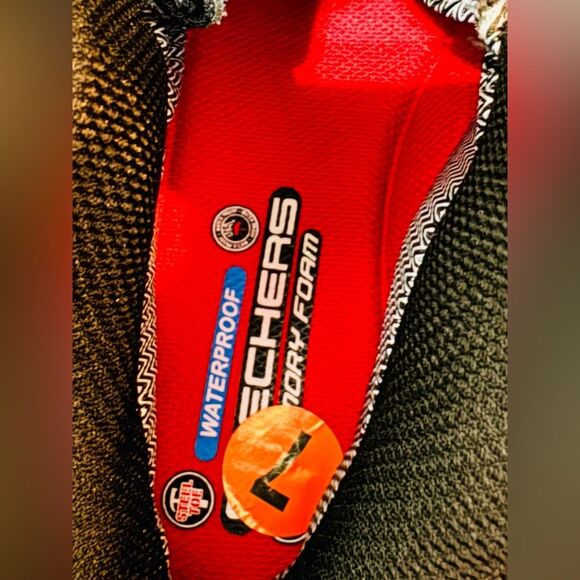 NWT Skechers Work Delleker Lakehead Steel Toe Boot ASTM F2413-2011 Men's Sz 7 - Picture 11 of 16